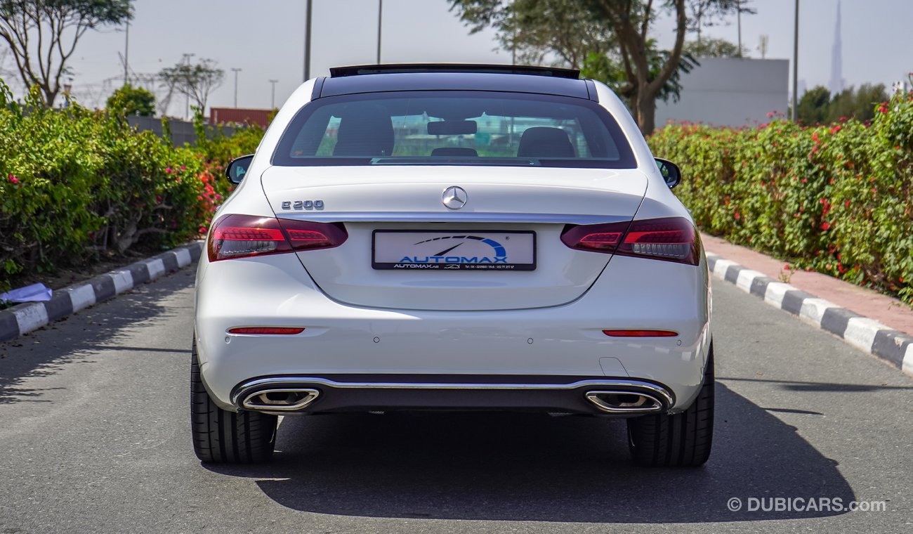 Mercedes-Benz E200 2.0L , GCC , 2022 , 0Km , With 3 Yrs or 100K Km WNTY