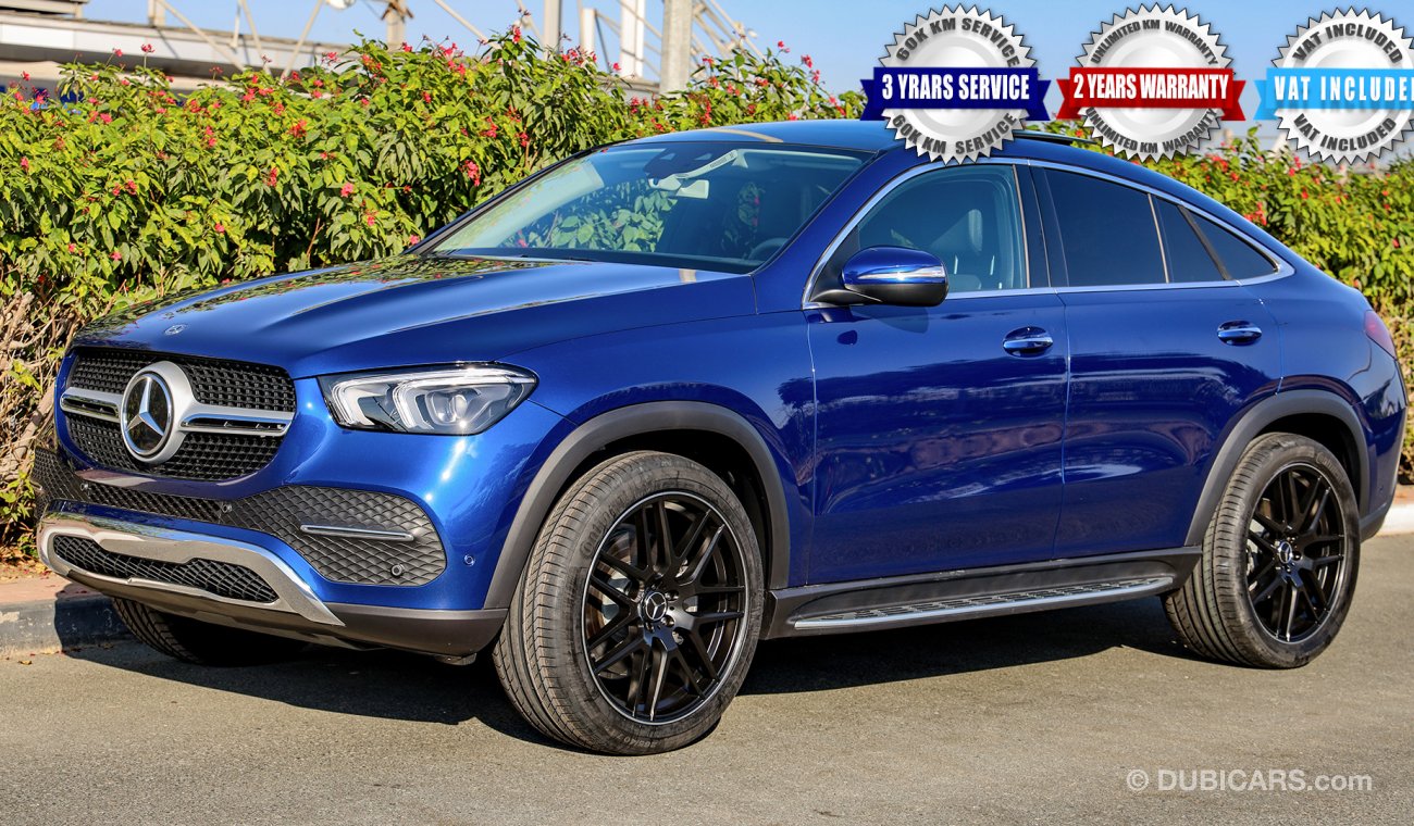 Mercedes-Benz GLE 450 AMG 2021  Coupe GCC 0km w/ 2Yrs Unlimited Mileage Warranty + 3Yrs Service @EMC