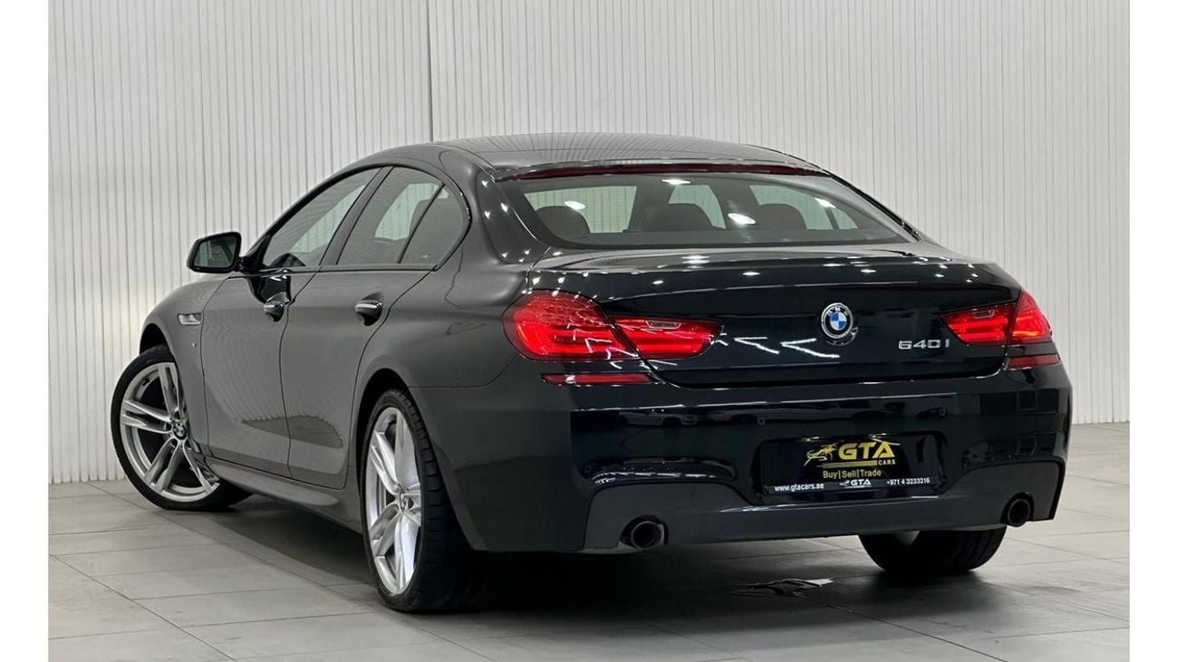 بي أم دبليو 640i M سبورت 2015 BMW 640i M-Sport, Full BMW Service History, Very Low Kms, GCC