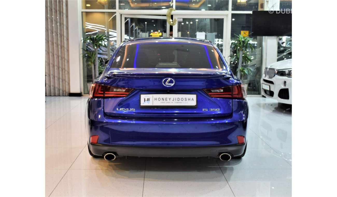 Lexus IS350 EXCELLENT DEAL for our Lexus IS 350 F-Sport 2016 Model!! in Blue Color! GCC Specs