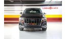 أودي Q7 Audi Q7 55TFSi Quattro S-Line 2020 GCC under Agency Warranty with Flexible Down-Payment