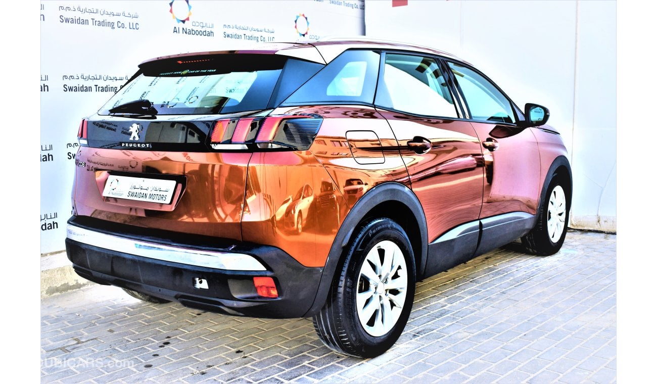 Peugeot 3008 1.6L 2018 GCC SPECS UNDER AGENCY WARRANTY STARTING FROM 59,900 DHS