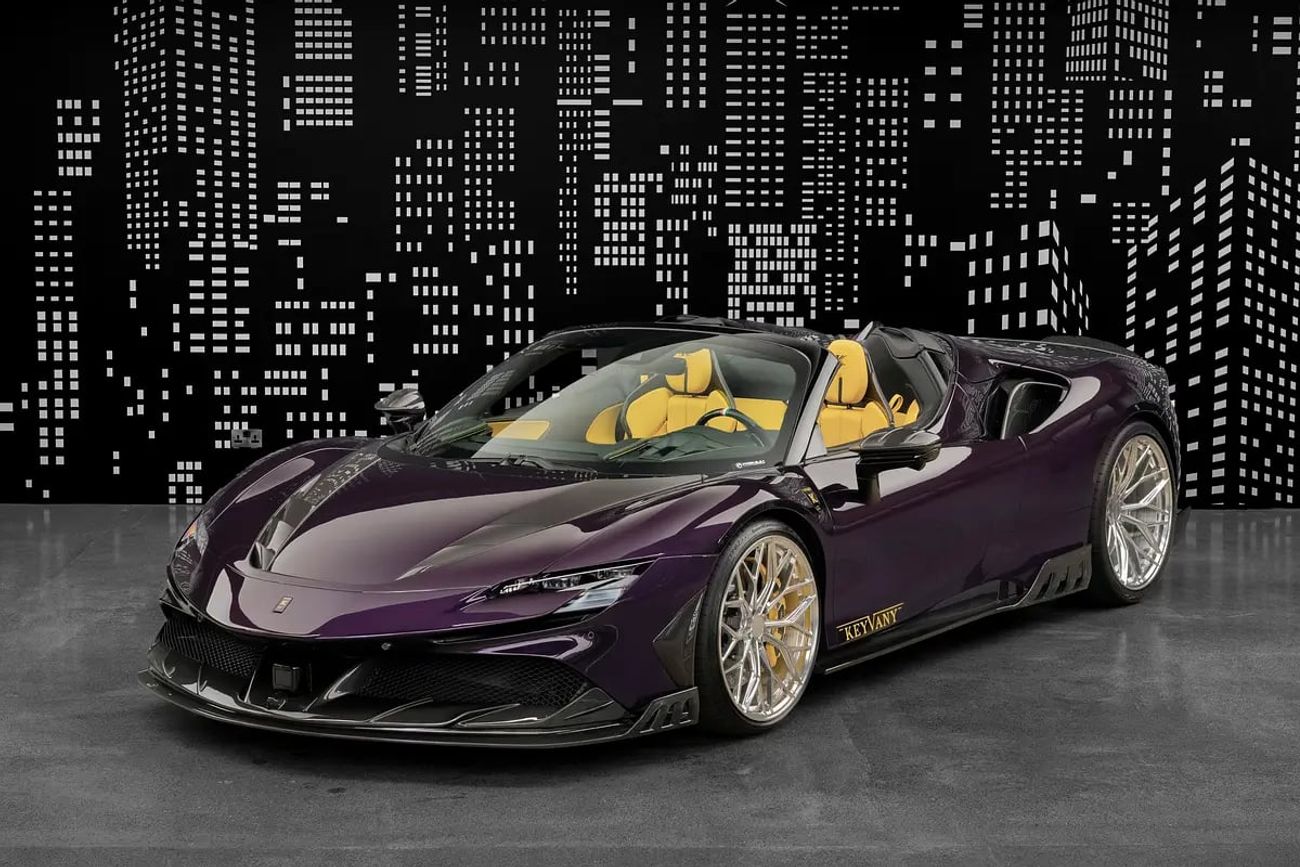 فيراري SF90 سبيدر Ferrari | SF90 SPIDER KEYVANY 1 OF 10 | VIOLA HONG KONG COLOUR