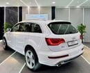 Audi Q7 AMAZING WHITE S_LINE V6 || FULL OPINION || GCC || 7 SEATS || ACCIDENT FREE