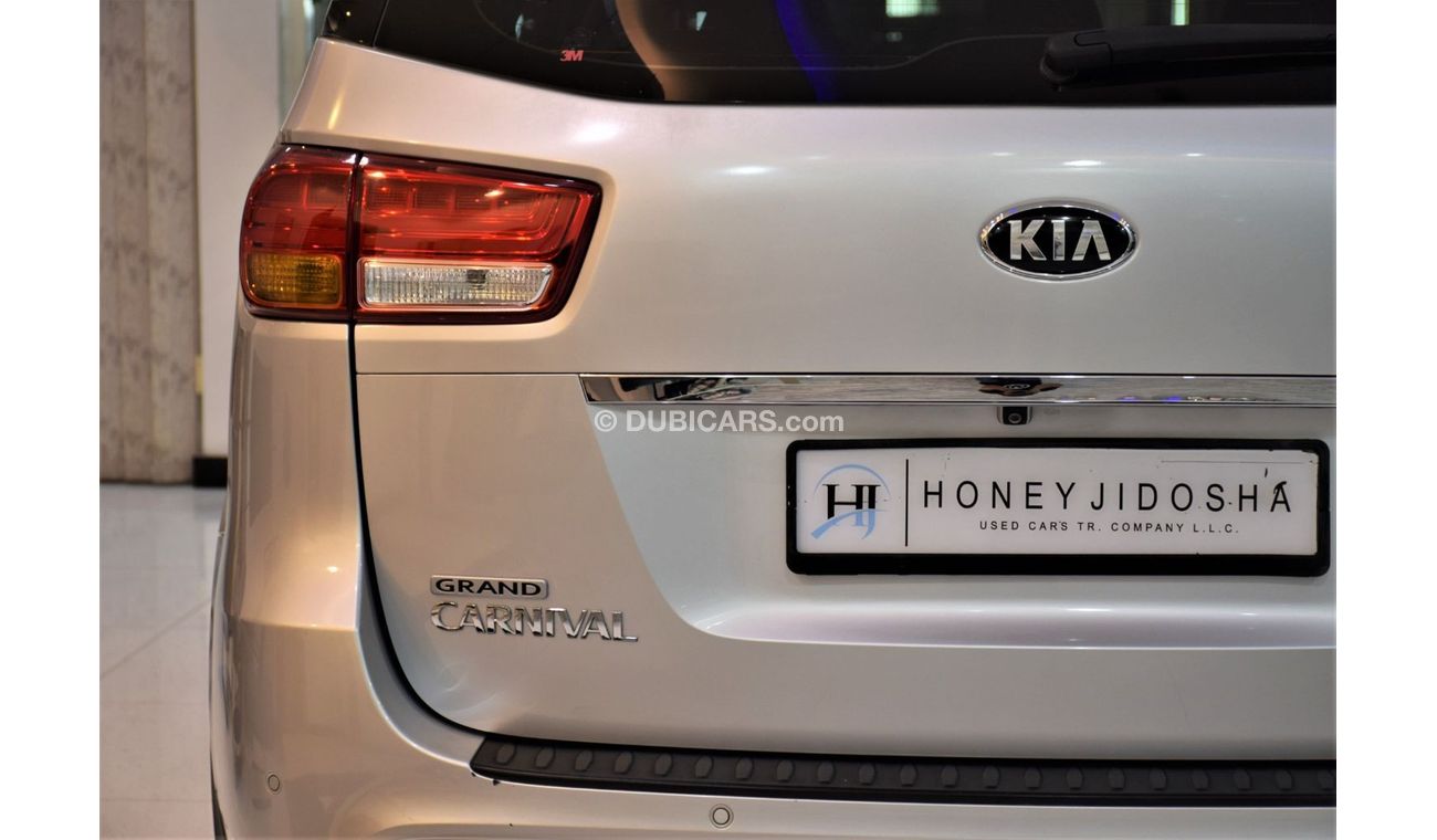 Kia Carnival EXCELLENT DEAL for our KIA Grand Carnival 2016 Model!! in Silver Color! GCC Specs