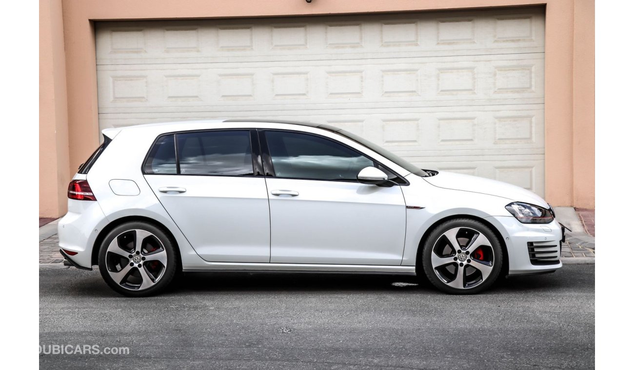 Volkswagen Golf GTI (Full option) 2016 ( SUMMER OFFER) GCC under Warranty with Zero Down-Payment.