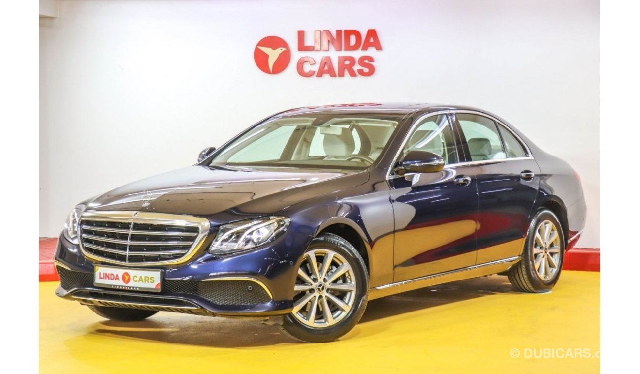 مرسيدس بنز E 200 Mercedes Benz E200 2019 GCC under Warranty with Zero Down-Payment.