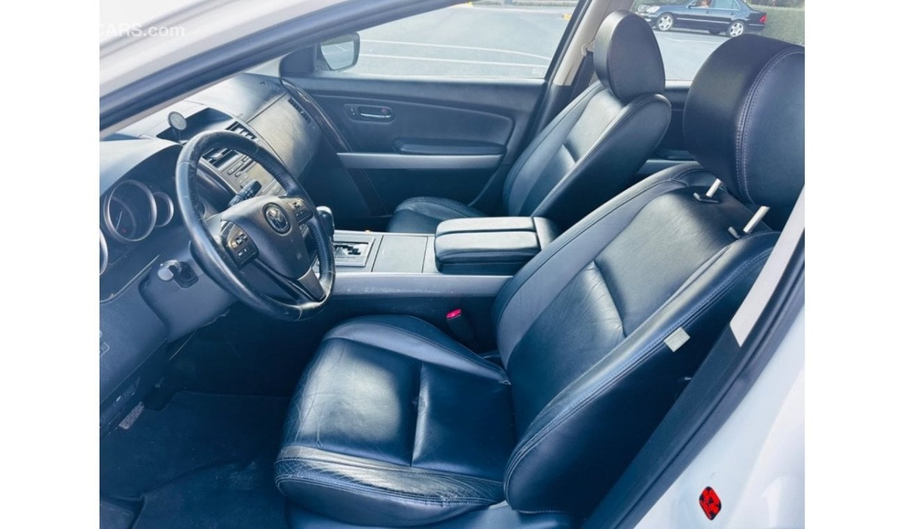 مازدا CX9 موديل 2011 خليجي فل مواصفات كراسي جلد ومثبت سرعه وتحكم كهربي كأمل ونظام صوت ممتاز وكاميرا خلفيه