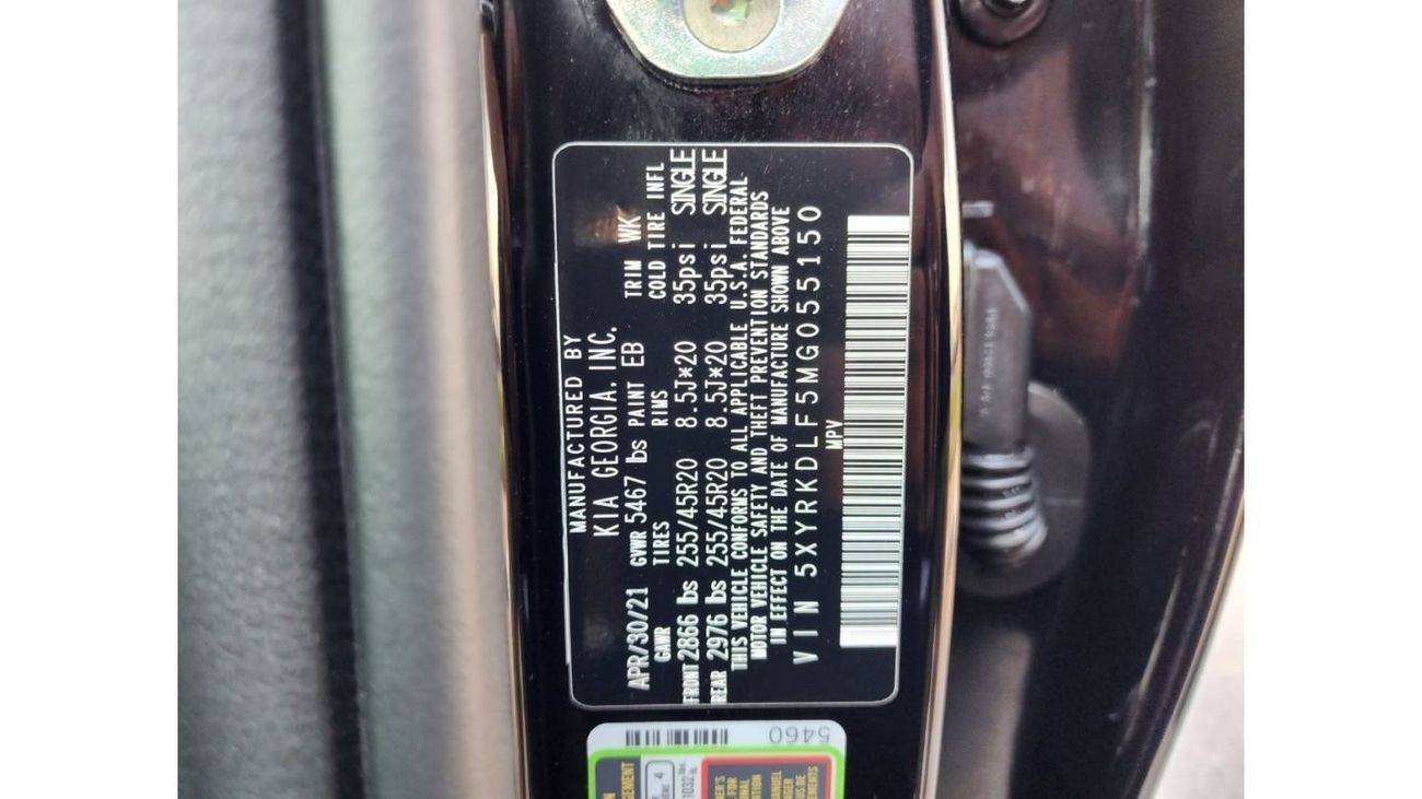 Kia Sorento Top KIA SORENTO SX 4X4 PANAROMIC 2021 EXPORT PEICE