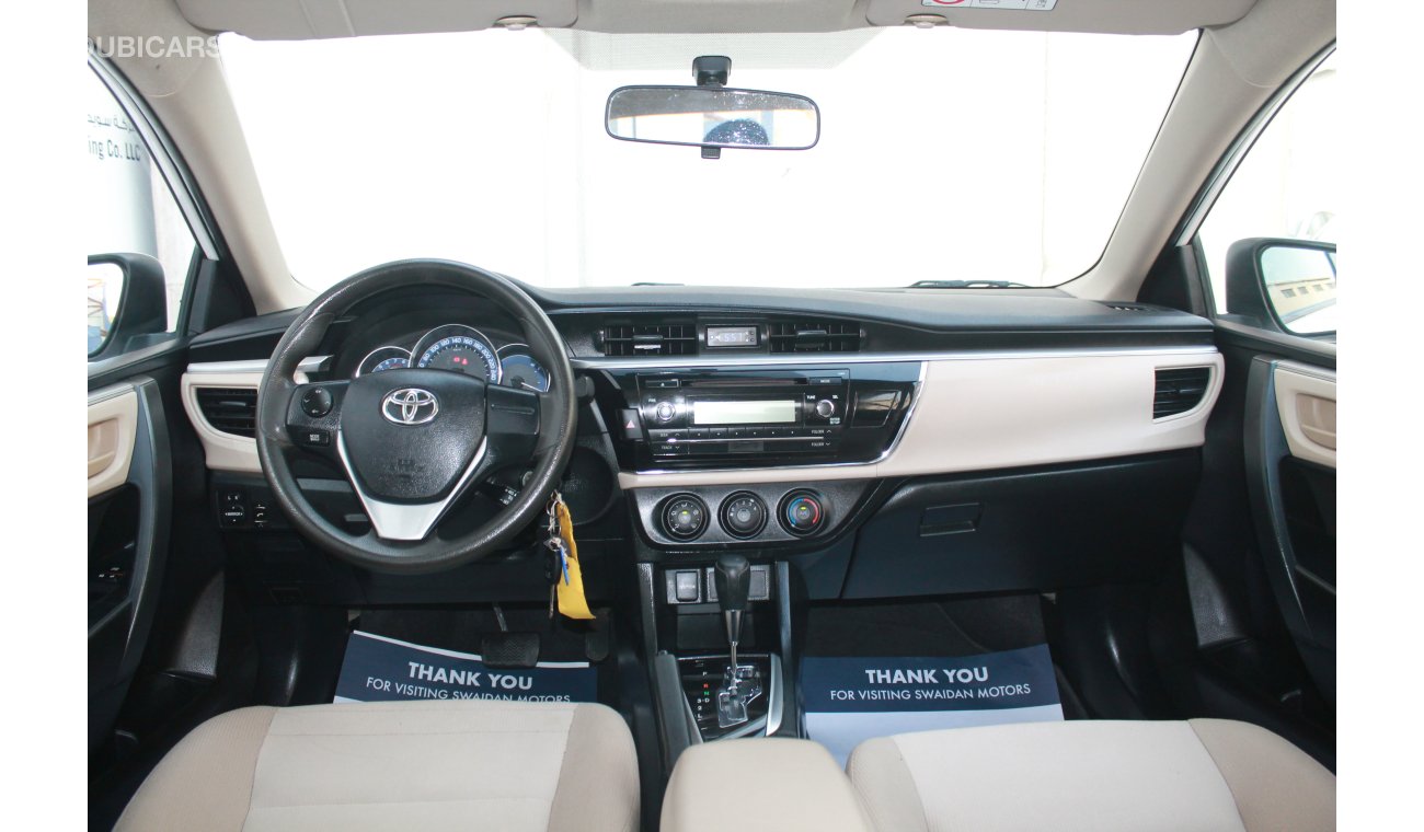 Toyota Corolla 1.6L SE 2015 MODEL WITH CRUISE CONTROL SENSOR