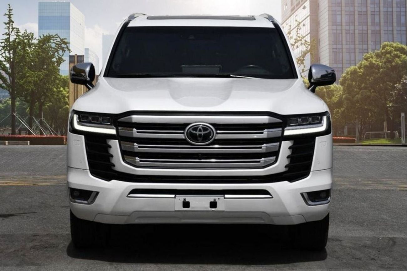 تويوتا لاند كروزر 3.5L VXR TWIN TURBO, LEATHER SEATS, MEMORY SEATS, SUNROOF, GCC SPECS, FOR UAE AND EXPORT, MODEL 2024