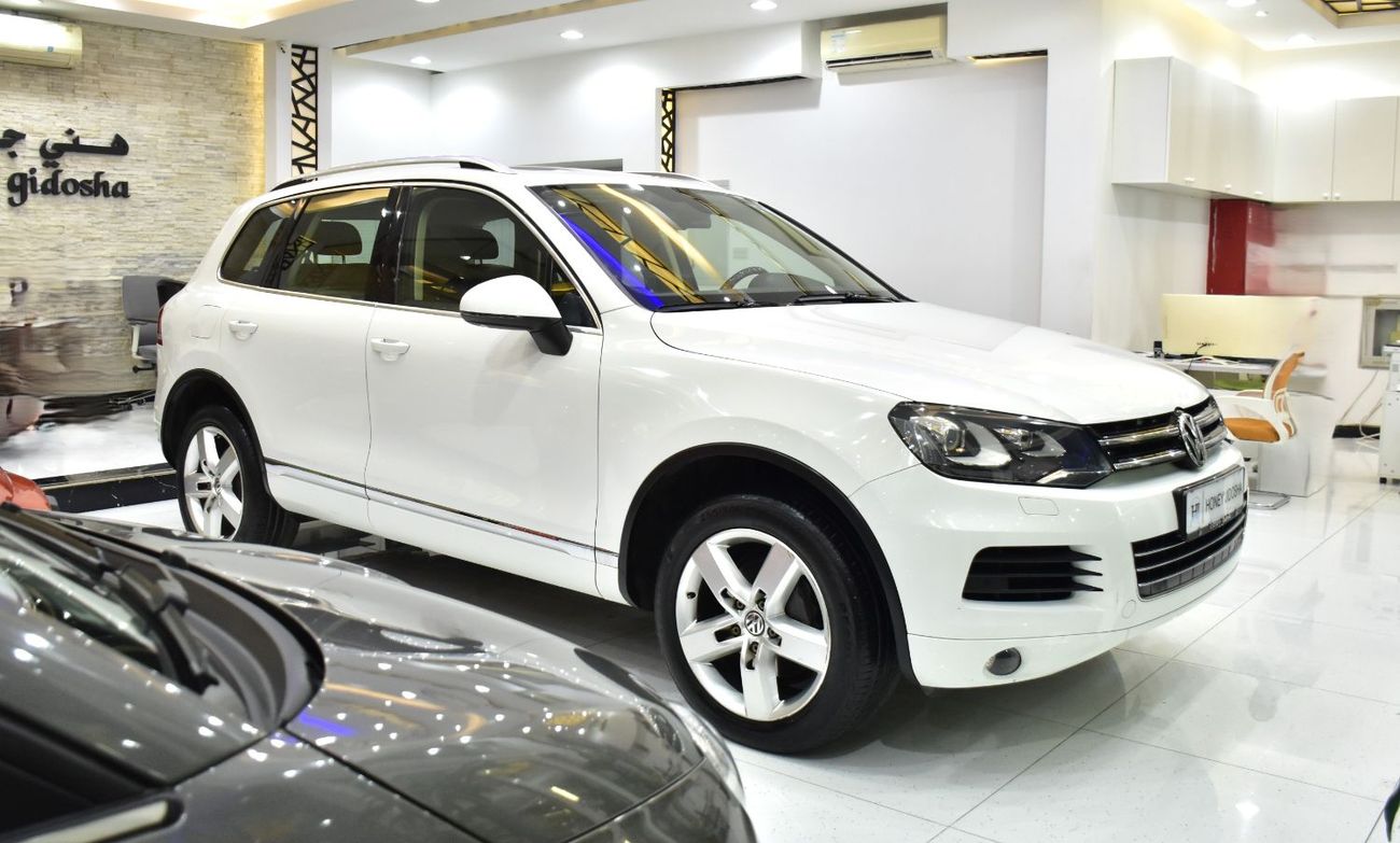 Volkswagen Touareg EXCELLENT DEAL for our Volkswagen Touareg ( 2014 Model ) in White Color GCC Specs