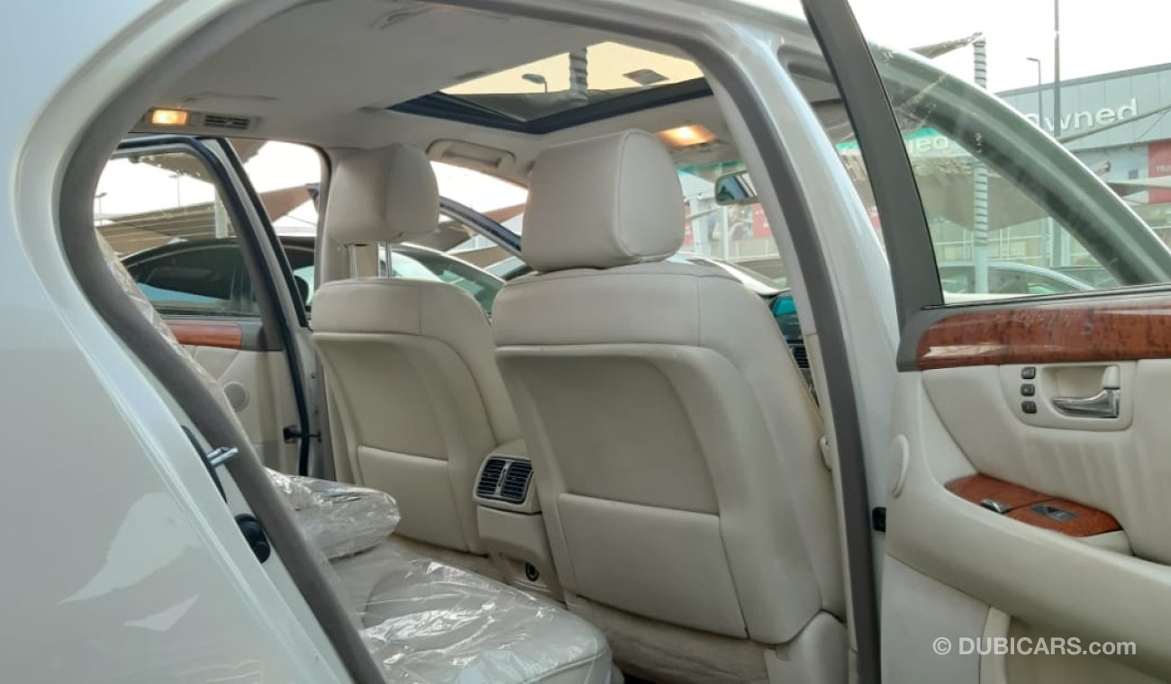 Lexus LS 430 Gulf 3/4 Ultra Hole Leather Screen Rear Camera Wheels Sensors Wood Chair Heating Android Screen Fog
