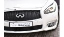 إنفينيتي Q70 AED 1439 PM | 3.7L EXCLLENCE V6 GCC DEALER WARRANTY