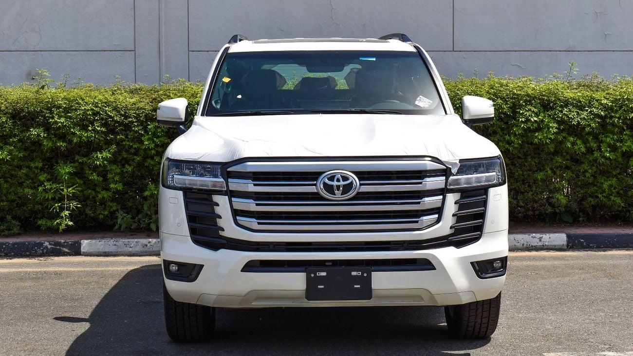 تويوتا لاند كروزر ECTAGR023 - 2025 Toyota LC300 GXR High -  3.3L Diesel Auto - White with Black Interior