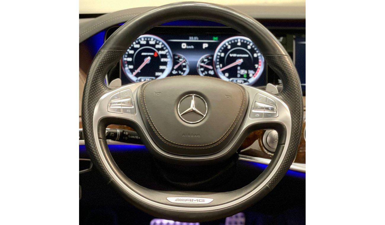 مرسيدس بنز CLS 63 AMG 2014 Mercedes S 63 AMG 4MATIC, Full Service History, Warranty, GCC