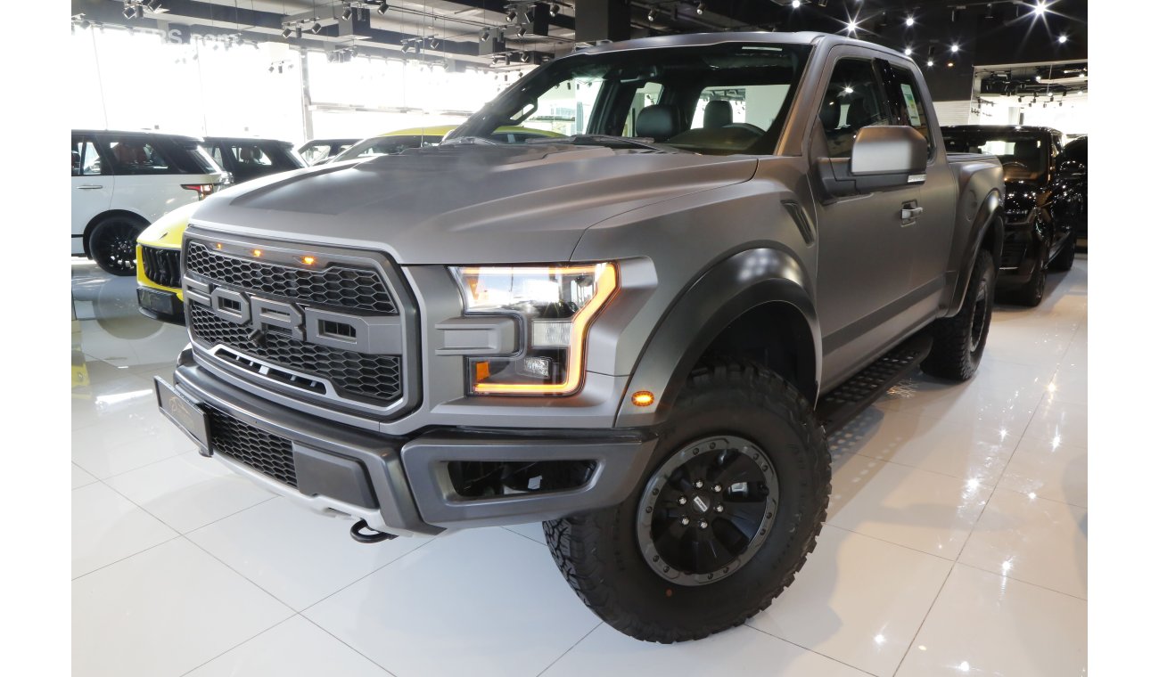 Ford Raptor [WARRANTY AND SERVICE CONTRACT AVAILABLE] MATTE GREY FORD F150 RAPTOR SUPERCAB !!