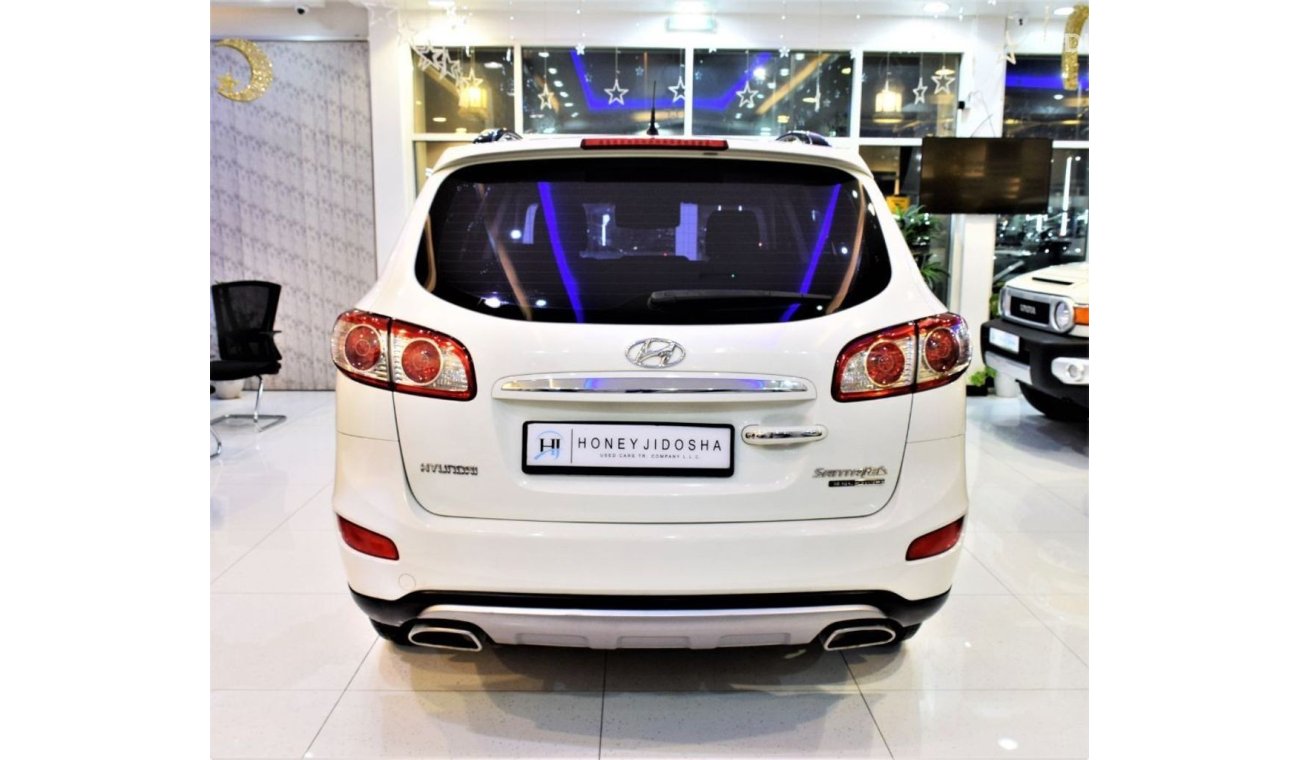 هيونداي سانتا في ORIGINAL PAINT!!! Hyundai SantaFe 4wd 2012 Model!! in White Color! GCC Specs