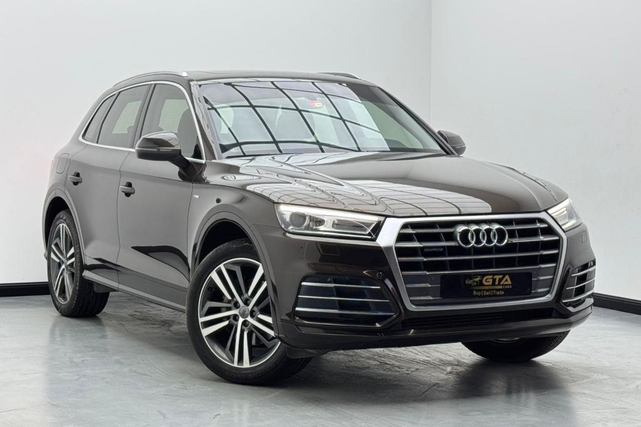 أودي Q5 45 TFSI Quattro S Line 2.0L (252 HP) 2018 AUDI Q5 S-Line 45TFSI Quattro, Warranty, Full Service Hist