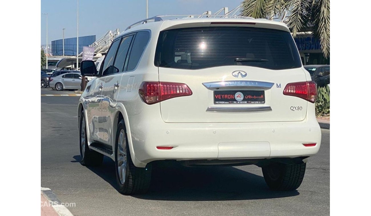 إنفينيتي QX80 = FREE REGISTRATION = LOW MILAGE  = WARRANTY = GCC SPECS = 2 KEYS