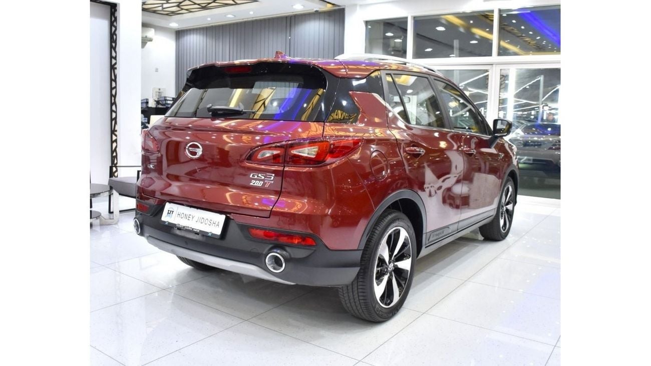 GAC GS3 EXCELLENT DEAL for our GAC GS3 200 T ( 2022 Model ) in Red Color GCC Specs