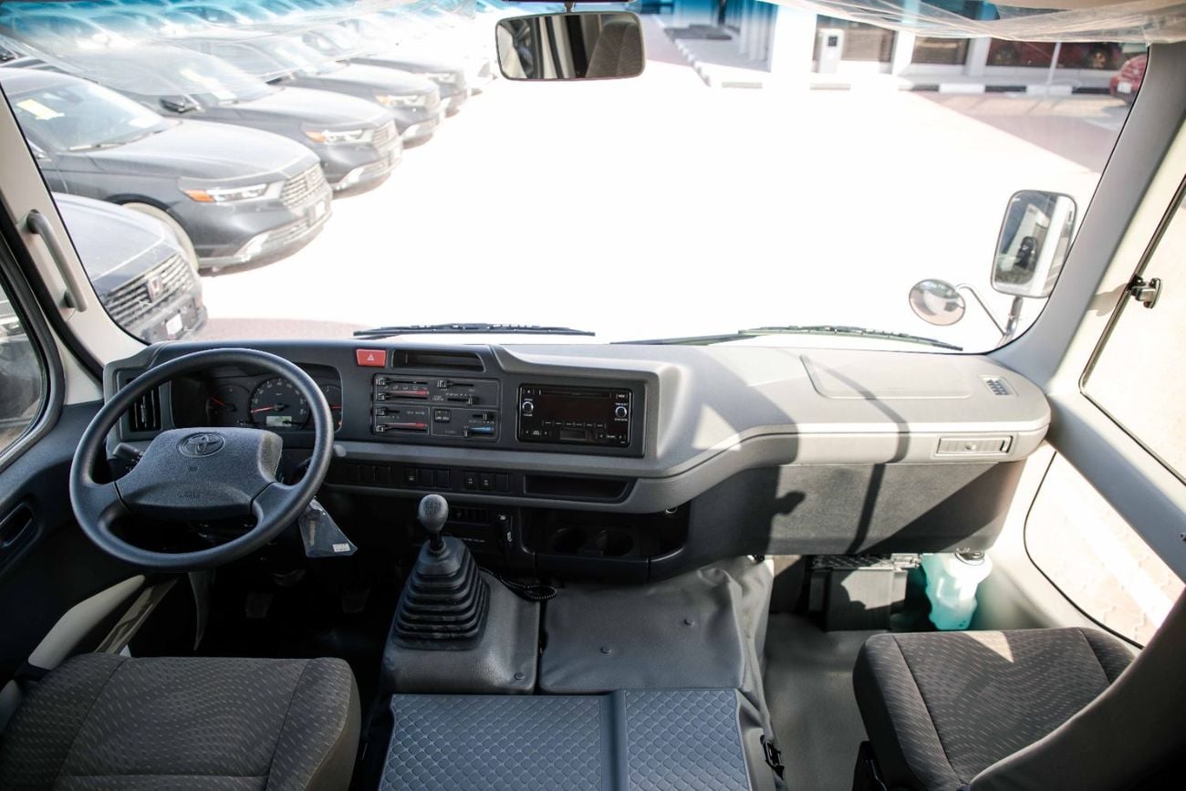 Toyota Coaster 2.7L (23-Seater) - White Inside Grey | Export Only