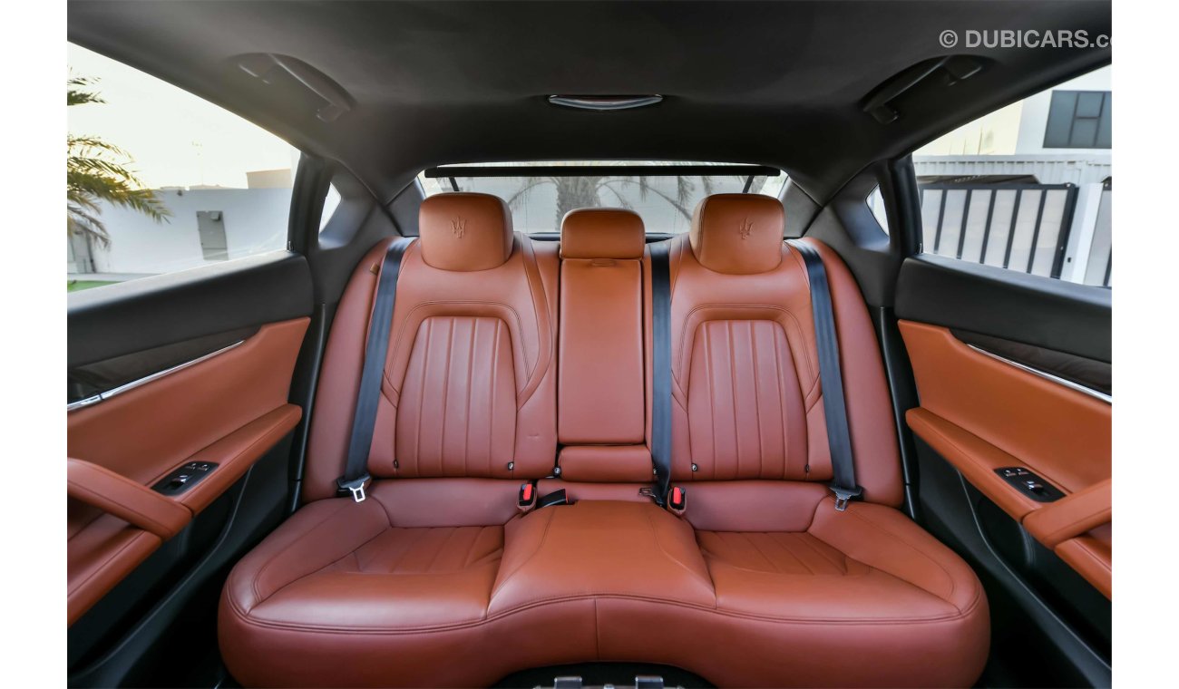 Maserati Quattroporte Under Warranty - GCC - AED 2,918 Per Month - 0% Downpayment
