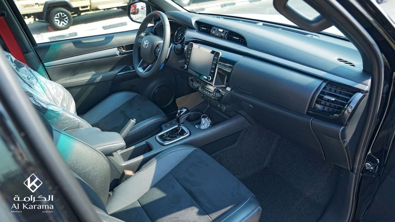 تويوتا هيلوكس جي آر سبورت | محرك 4.0 لتر V6 | أسود أنيق | مواصفات خليجية | 306 كاميرا | عداد كيلومترات صفر