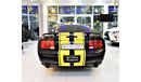 فورد موستانج ONLY 129000 KM! FORD MUSTANG GT 2005 Model in Black with Yellow Stripes Color! GCC Specs