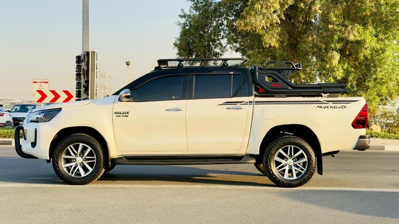 Toyota Hilux 2018 | DOUBLE CABIN | RHD | 2.8L DIESEL ENGINE | AUTOMATIC TRANSMISSION | RHINO ROOF RACK | NUDGE BA