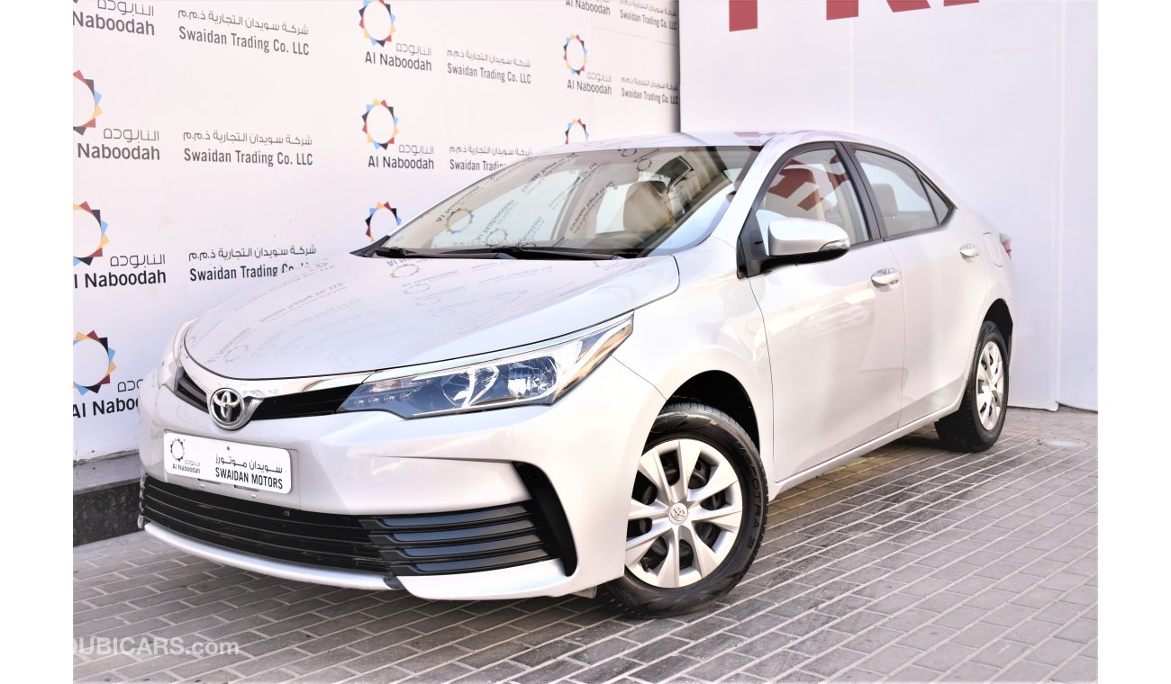 Toyota Corolla 1.6L SE 2018 GCC SPECS DEALER WARRANTY