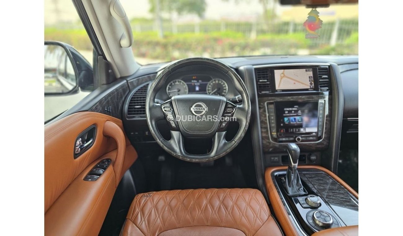 Nissan Patrol LE Platinum City NISSAN PATROL PLATINUM V8 2021 GCC SINGLE OWNER WITH AGENCY SERVICE IN MINT CONDITI