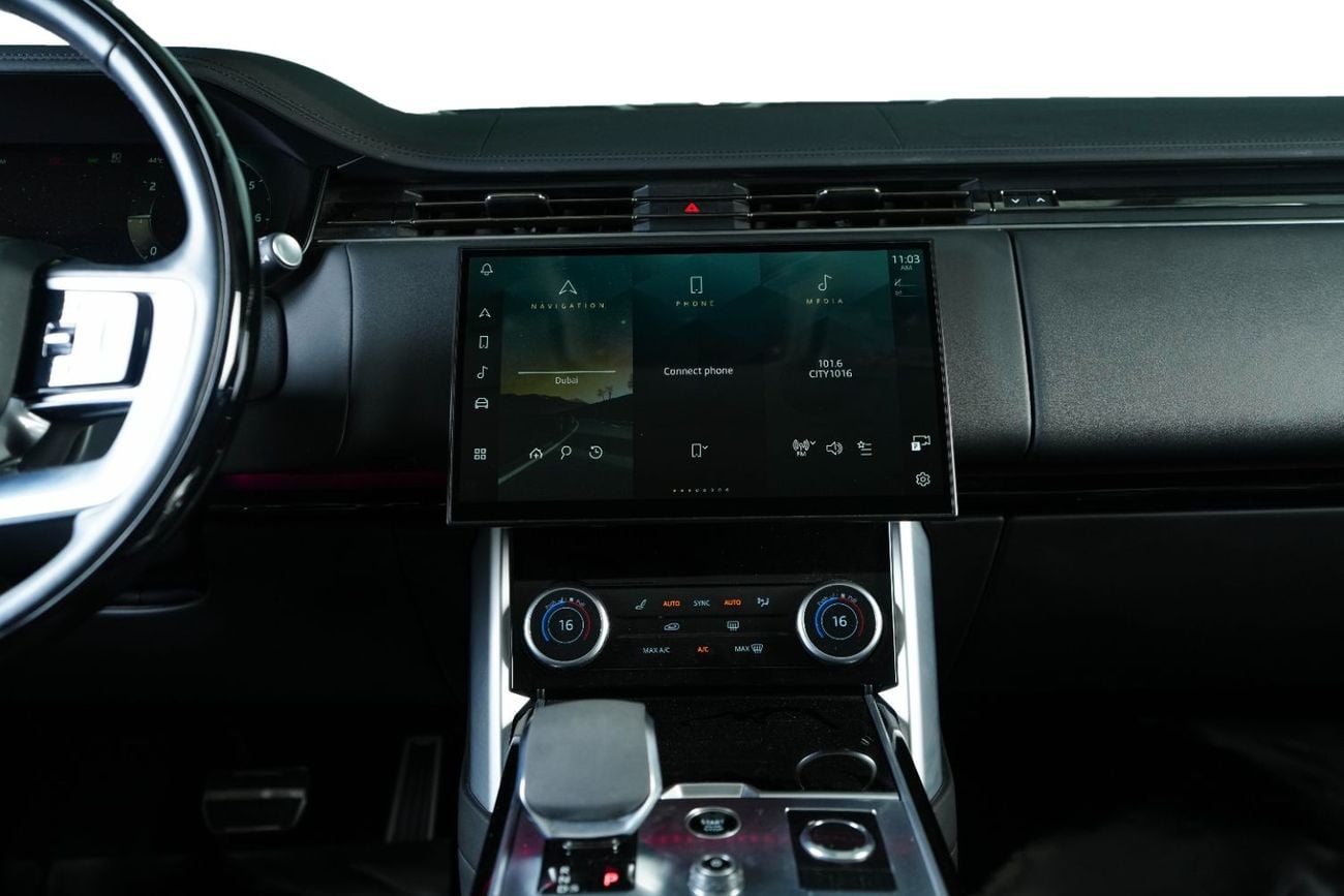 لاند روفر رينج روفر SE P400 Al Tayer Warranty Until 2028-Black On Black