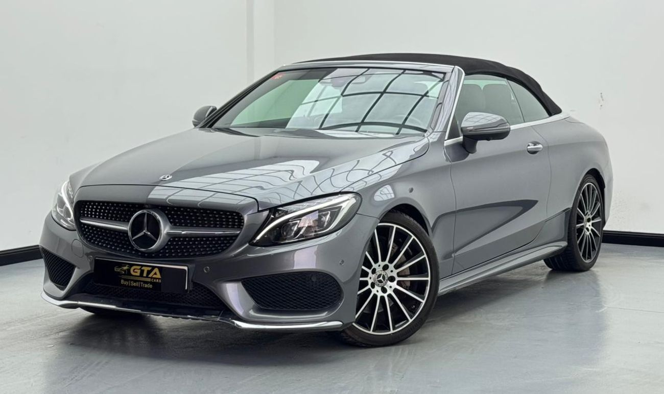 Mercedes-Benz C 300 AMG Pack 2.0L 2018 Mercedes-Benz C300 AMG Convertible, 1 Year Warranty, Mercedes Service History, GC