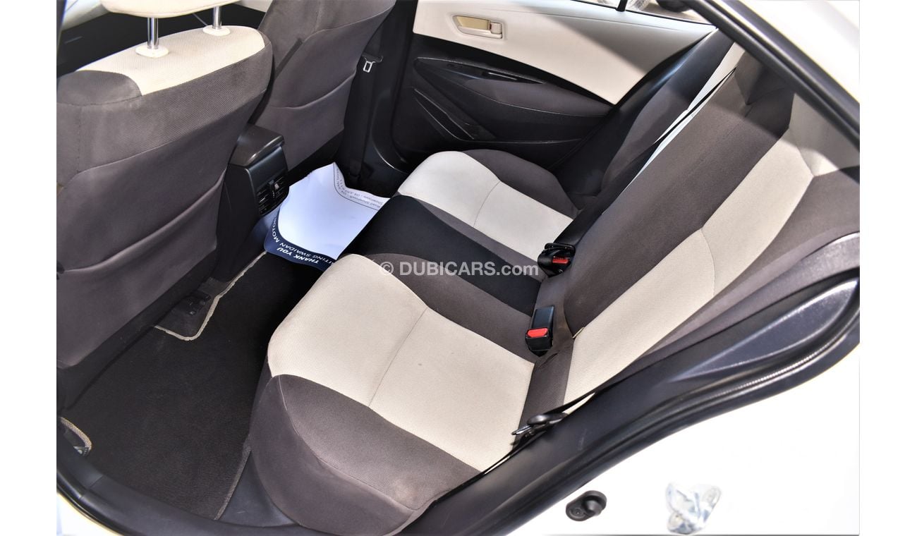 Toyota Corolla AED 1039 PM | 2.0L XLI GCC DEALER WARRANTY