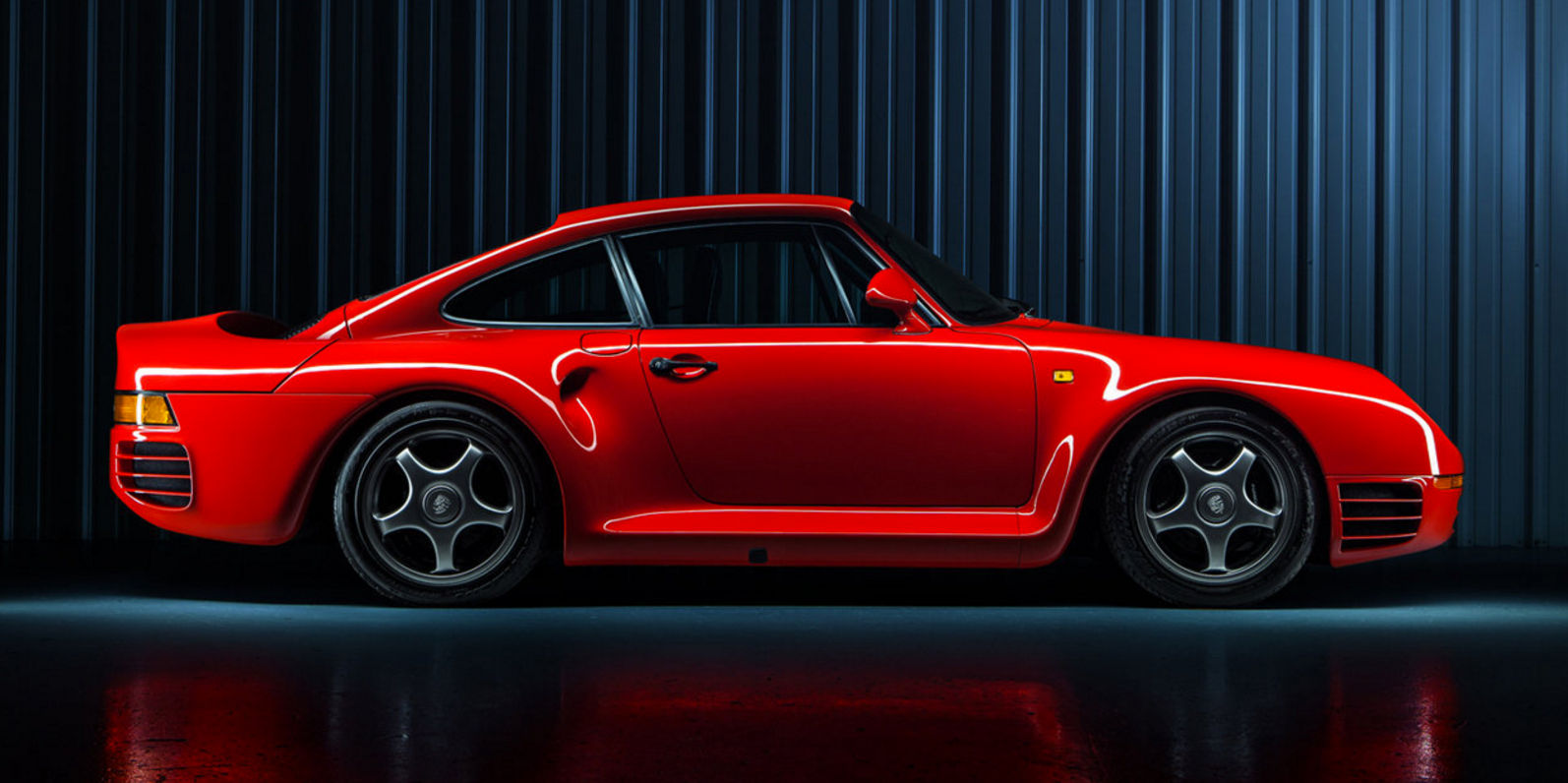 Porsche 959 exterior - Side Profile