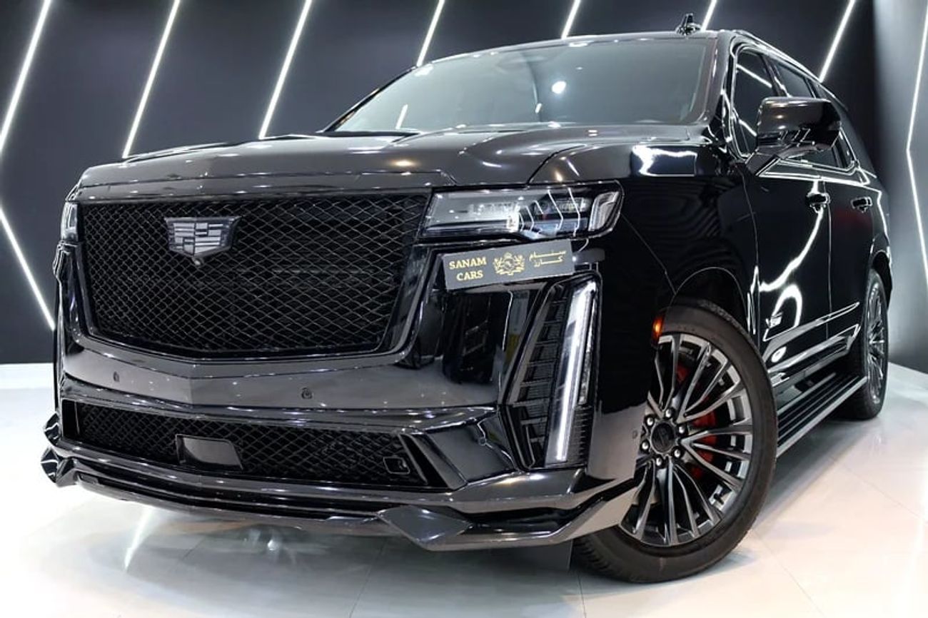 Cadillac Escalade Escalade-V 6.2L Rear-Seat Entertainment, Al Ghandi Warranty + Service Till 07/08/2029!!