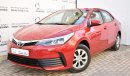 Toyota Corolla 1.6L SE 2018 GCC SPECS WITH DEALER WARRANTY