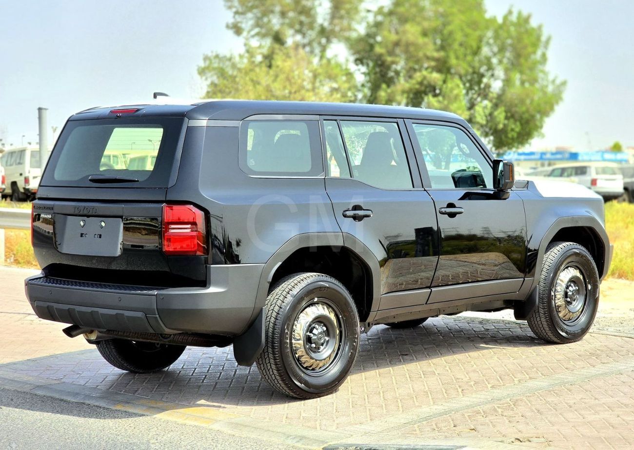 Toyota Prado TOYOTA PRADO PETROL 2.4T - URBAN - E - FULLY BASIC - 2025 MODEL - BLACK INSIDE BLACK - OMANI