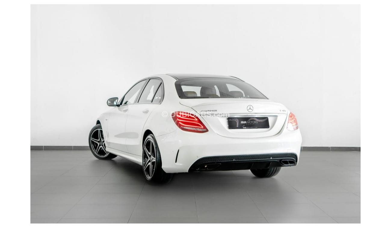 مرسيدس بنز سي 43 ايه ام جي 2018 Mercedes-Benz C43 Saloon 4MATIC / High Spec / Mercedes Benz Warranty & Full Mercedes Service Hi