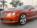 Bentley Continental Mulliner 6.0L Coupe Bentley Continental GT W12 2012 GCC Specs Full Service History in Low Mileage Sp