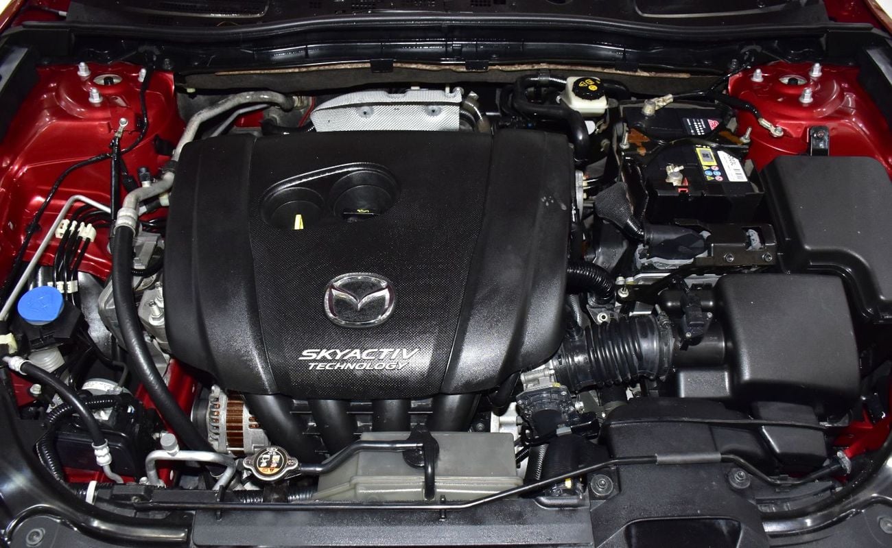 Mazda 3 EXCELLENT DEAL for our Mazda 3 ( 2017 Model ) in Red Color GCC Specs