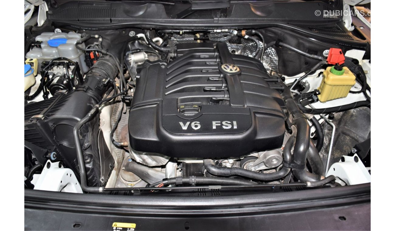 فولكس واجن طوارق AED 1,507 Per Month / 0% D.P | Volkswagen Touareg 2016 Model!! in White Color! GCC Specs