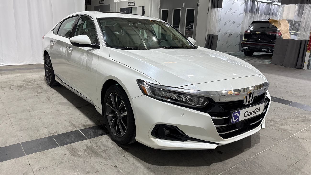 هوندا أكورد EX-L 2021 EX L | AED 1050/Month | 0 DP | 30 Day Return | Warranty | Service History