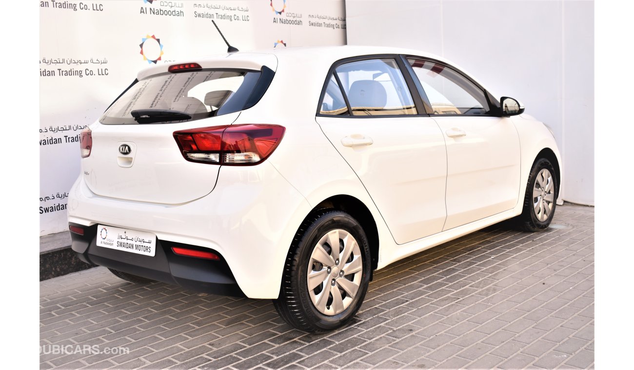 Kia Rio 1.4L PE HATCHBACK 2018 GCC SPECS DEALER WARRANTY