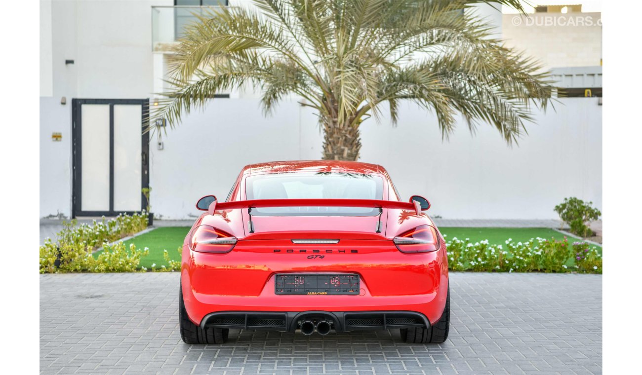 Porsche Cayman GT4 stunning and pristine - GCC - AED 4,680 Per Month - 0% Down Payment