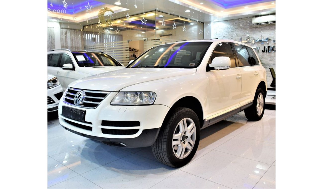 فولكس واجن طوارق AMAZING Volkswagen Touareg 2006 Model!! in White Color! GCC Specs