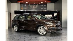 Audi Q7 TFSI quattro S-Line 2013 AUDI Q7 S LINE SUPERCHARGED | 7 SEATS | GCC | FULL SERVICE HISTORY