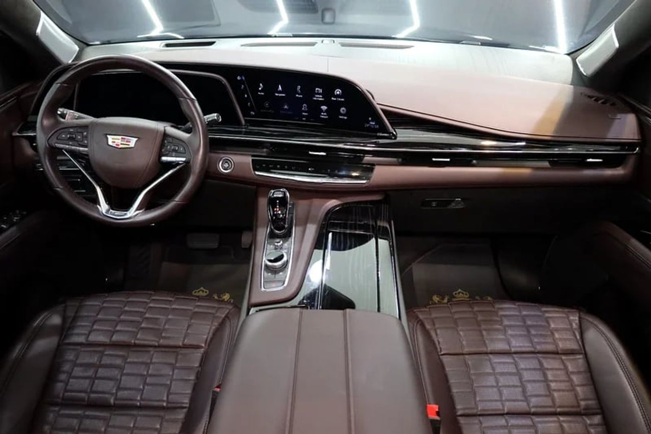 Cadillac Escalade Escalade-V 6.2L Rear-Seat Entertainment, Al Ghandi Warranty + Service Till 07/08/2029!!
