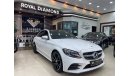 Mercedes-Benz C200 Std Mercedes Benz C200 AMG kit GCC 2021 under warranty and service contract from agency